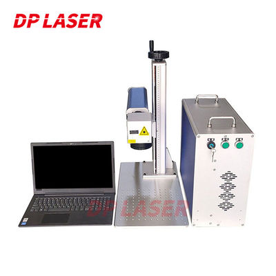 Portable Jewelry Fiber Laser Marking Machine Split Type 20W 30W