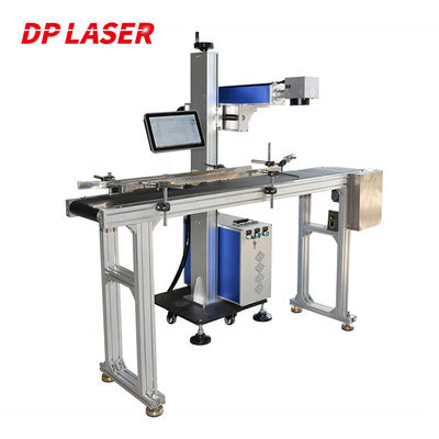 Water Bottle Flying Laser Marking Machine 30W 50W 100W For PVC PP PPR PE Pipe