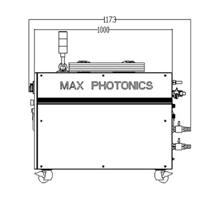 Max Photonics MFSC-6000 6000W 6KW CW Laser Source For Metal Fiber Laser Cutting Machine