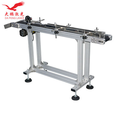 Automatic Pipe Flying Laser Marking Machine Ultraviolet With Conveyer Belt