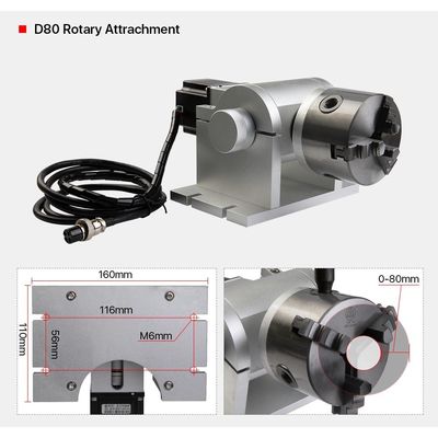 Laser Marking Machine Rotary CNC Axis